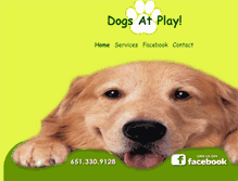 Tablet Screenshot of dogsatplay.biz