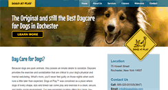 Desktop Screenshot of dogsatplay.com