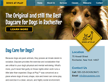 Tablet Screenshot of dogsatplay.com